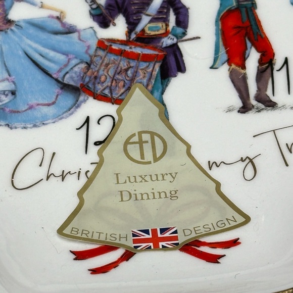 Eaton 12 Days of Christmas Porcelain Plate - Picture 3 of 4